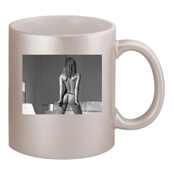 Jakki Degg 11oz Metallic Silver Mug