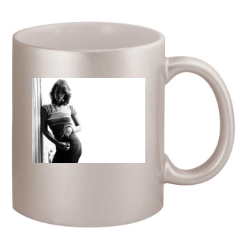 Jamie Lee Curtis 11oz Metallic Silver Mug