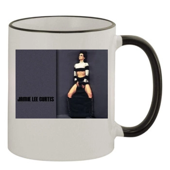 Jamie Lee Curtis 11oz Colored Rim & Handle Mug