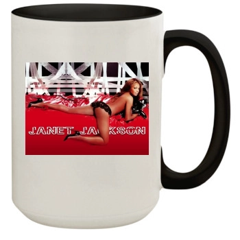 Janet Jackson 15oz Colored Inner & Handle Mug