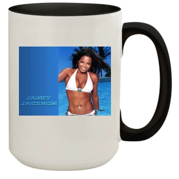 Janet Jackson 15oz Colored Inner & Handle Mug