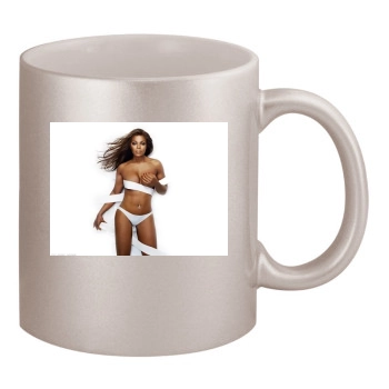 Janet Jackson 11oz Metallic Silver Mug