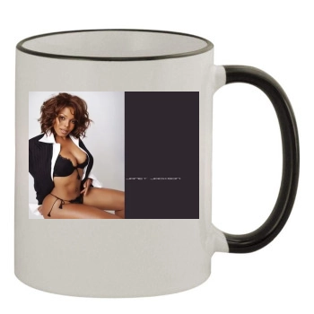 Janet Jackson 11oz Colored Rim & Handle Mug