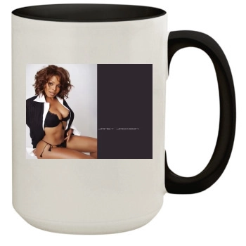 Janet Jackson 15oz Colored Inner & Handle Mug