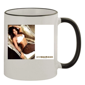 Janet Jackson 11oz Colored Rim & Handle Mug