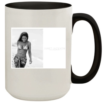 Janet Jackson 15oz Colored Inner & Handle Mug