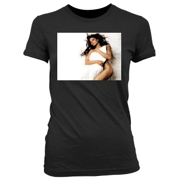 Janet Jackson Women's Junior Cut Crewneck T-Shirt