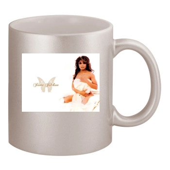 Janet Jackson 11oz Metallic Silver Mug