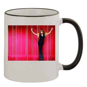 Janet Jackson 11oz Colored Rim & Handle Mug