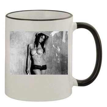 Jenna Jameson 11oz Colored Rim & Handle Mug