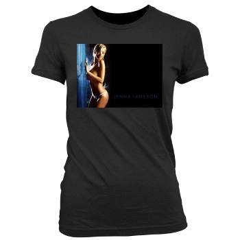 Jenna Jameson Women's Junior Cut Crewneck T-Shirt