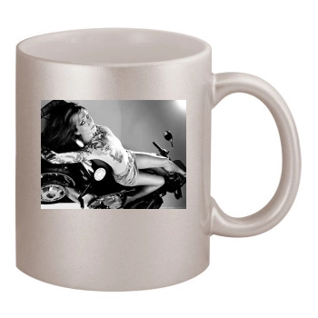 Jennifer Aniston 11oz Metallic Silver Mug