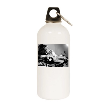 Jennifer Aniston White Water Bottle With Carabiner