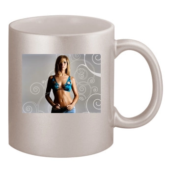 Jennifer Aniston 11oz Metallic Silver Mug