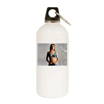 Jennifer Aniston White Water Bottle With Carabiner