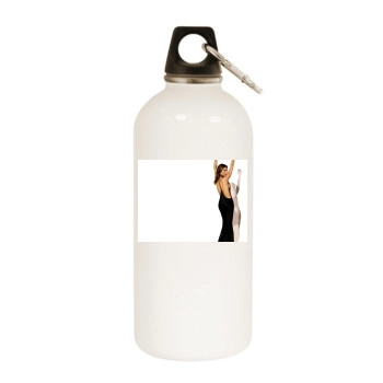 Jennifer Aniston White Water Bottle With Carabiner