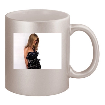 Jennifer Aniston 11oz Metallic Silver Mug