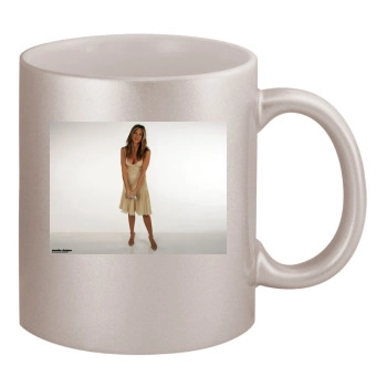 Jennifer Aniston 11oz Metallic Silver Mug