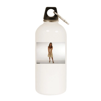 Jennifer Aniston White Water Bottle With Carabiner