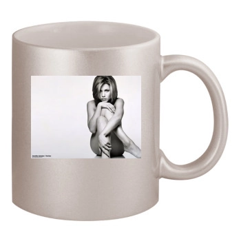 Jennifer Aniston 11oz Metallic Silver Mug