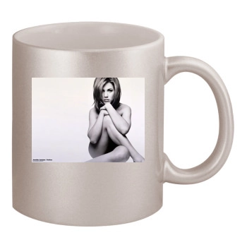 Jennifer Aniston 11oz Metallic Silver Mug