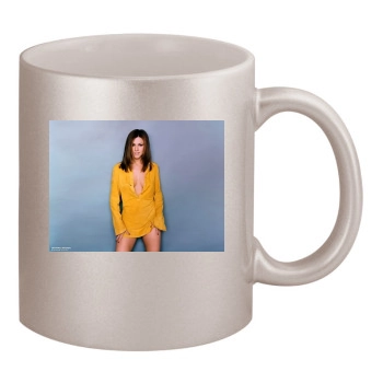 Jennifer Aniston 11oz Metallic Silver Mug