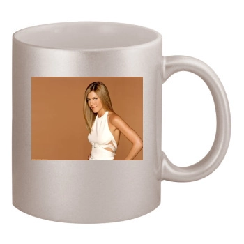 Jennifer Aniston 11oz Metallic Silver Mug