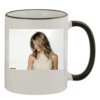 Jennifer Aniston 11oz Colored Rim & Handle Mug