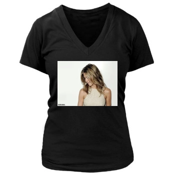 Jennifer Aniston Women's Deep V-Neck TShirt