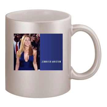 Jennifer Aniston 11oz Metallic Silver Mug