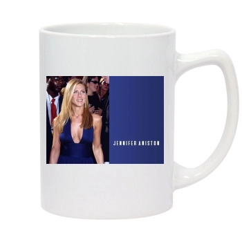 Jennifer Aniston 14oz White Statesman Mug