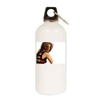 Jennifer Aniston White Water Bottle With Carabiner