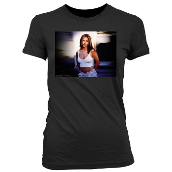 Jennifer Aniston Women's Junior Cut Crewneck T-Shirt