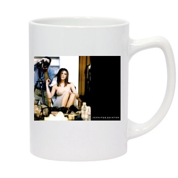 Jennifer Aniston 14oz White Statesman Mug