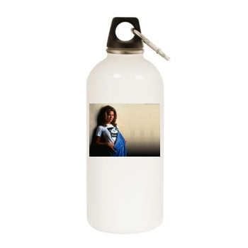 Jennifer Aniston White Water Bottle With Carabiner