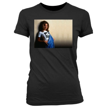 Jennifer Aniston Women's Junior Cut Crewneck T-Shirt