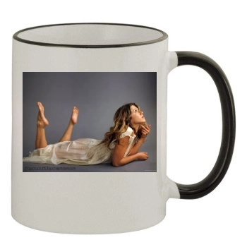 Jennifer Aniston 11oz Colored Rim & Handle Mug