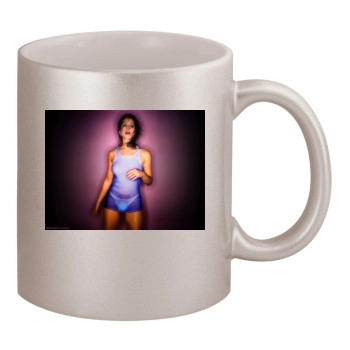 Jennifer Aniston 11oz Metallic Silver Mug