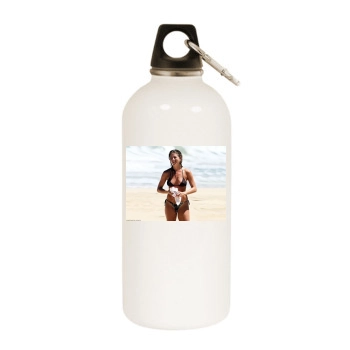 Jennifer Aniston White Water Bottle With Carabiner