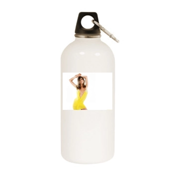 Jennifer Aniston White Water Bottle With Carabiner