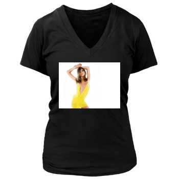 Jennifer Aniston Women's Deep V-Neck TShirt