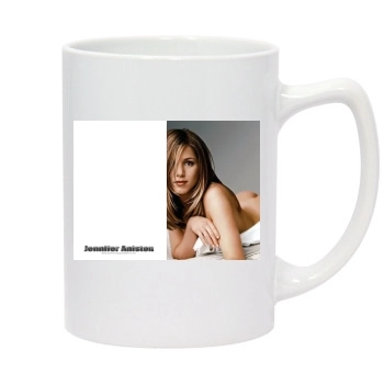 Jennifer Aniston 14oz White Statesman Mug