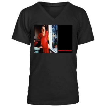 Jennifer Aniston Men's V-Neck T-Shirt