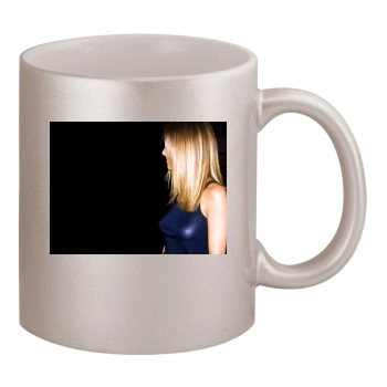 Jennifer Aniston 11oz Metallic Silver Mug