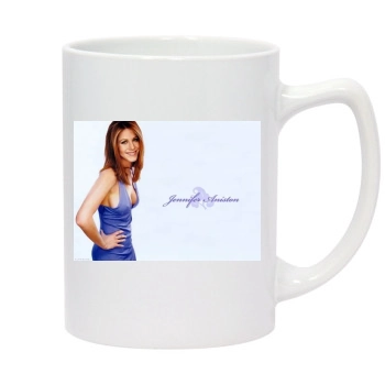 Jennifer Aniston 14oz White Statesman Mug