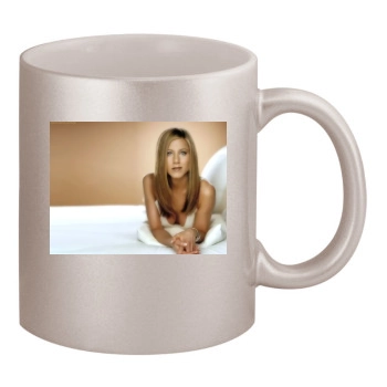 Jennifer Aniston 11oz Metallic Silver Mug