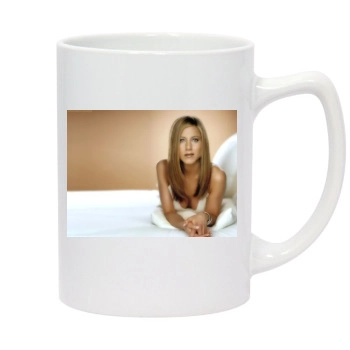 Jennifer Aniston 14oz White Statesman Mug