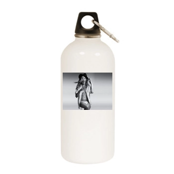 Jennifer Aniston White Water Bottle With Carabiner