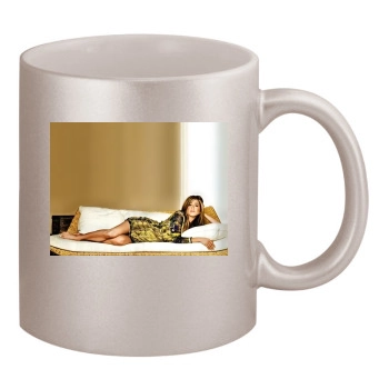 Jennifer Aniston 11oz Metallic Silver Mug