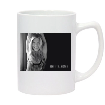 Jennifer Aniston 14oz White Statesman Mug